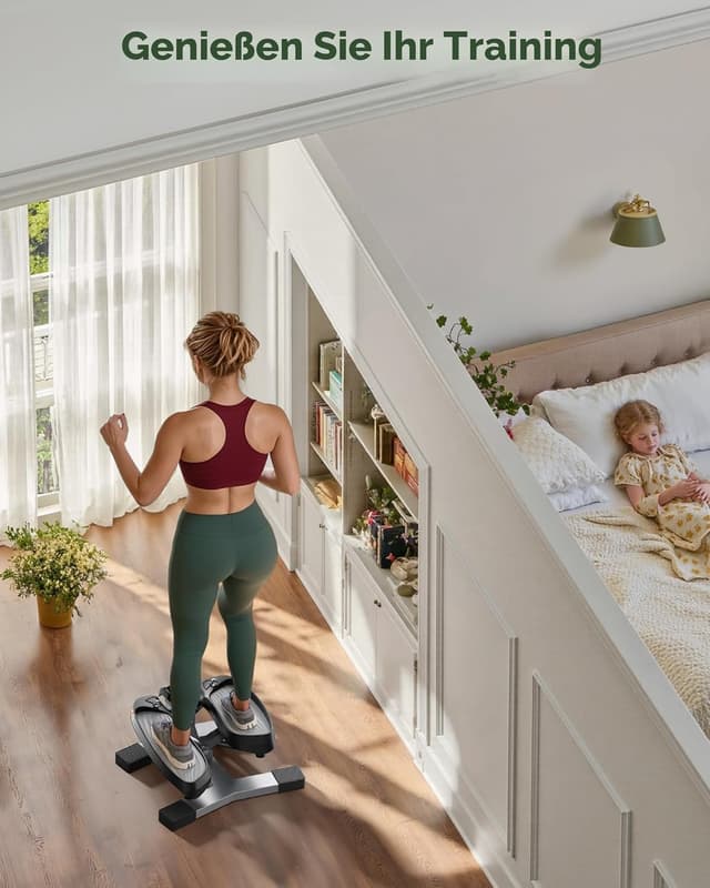 Thumbnail 6 de Sportsroyals Exercise Stair Stepper für Zuhause – Up-Down Swing Stepper mit Power Ropes for Bein/Arm/Butt Training, Home Office Fitness Exercise
Sportsroyals Exercise Stair Stepper für Zuhause – Up-…