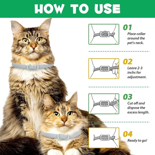 Thumbnail 5 de Collare antiparassitario per gatti 24 mesi 🐾