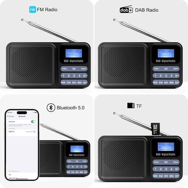Thumbnail 6 de Gallypek DAB Radio 2200 mAh portable