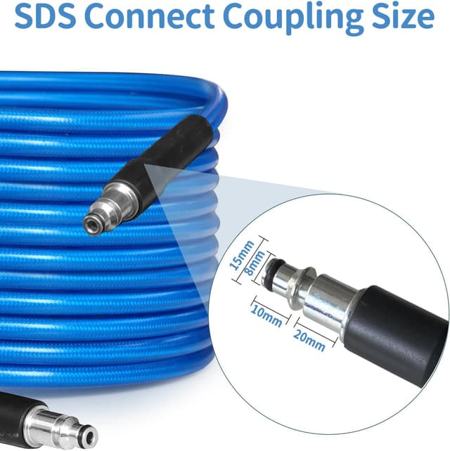 Thumbnail 2 de 15M High Pressure Washer Hose 400bar