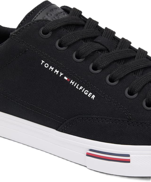 Detalle 2 de Tommy Hilfiger Vulc Core RWB Long Lace Cvs Fm0fm05813 da uomo: stile casual con allacciatura