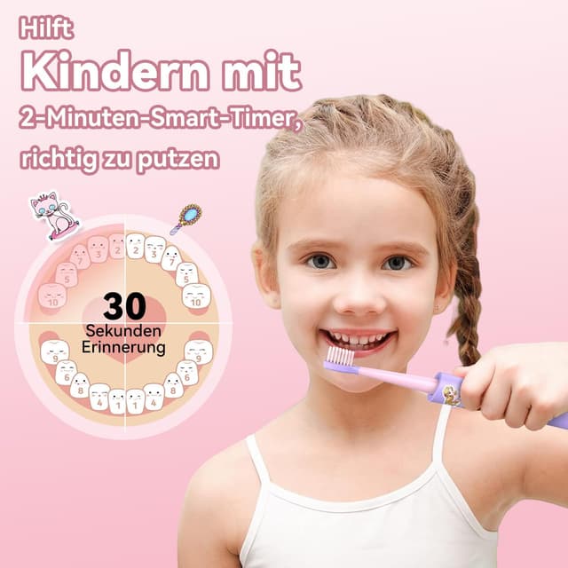 Thumbnail 3 de JTF Spazzolino Elettrico Bambini 3-12 Anni