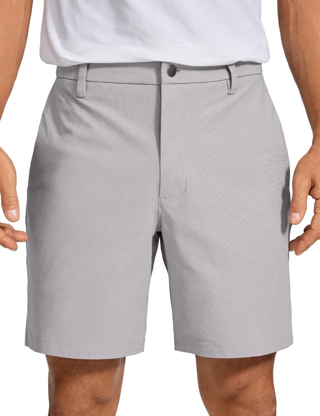 Detalle 1 de Short de golf homme CRZ YOGA extensible, entrejambe 22,9 cm, respirant et infroissable
