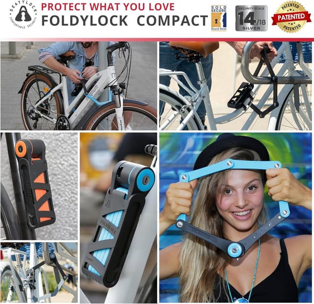 Thumbnail 4 de Seatylock FoldyLock compact folding bike lock