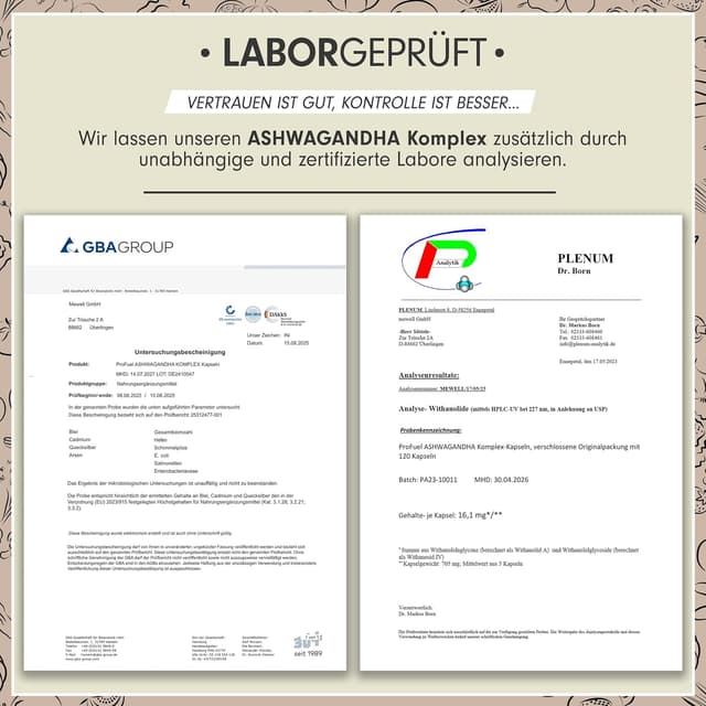 Thumbnail 4 de Ashwagandha Kapseln hochdosiert 120x 600 mg