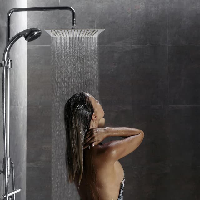 Thumbnail 4 de LIVOREST Square Rainfall Shower Head 8 inch