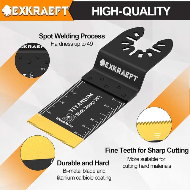 Thumbnail 4 de EXKRAEFT 50 PCS multi tool blades for oscillating tools 🛠