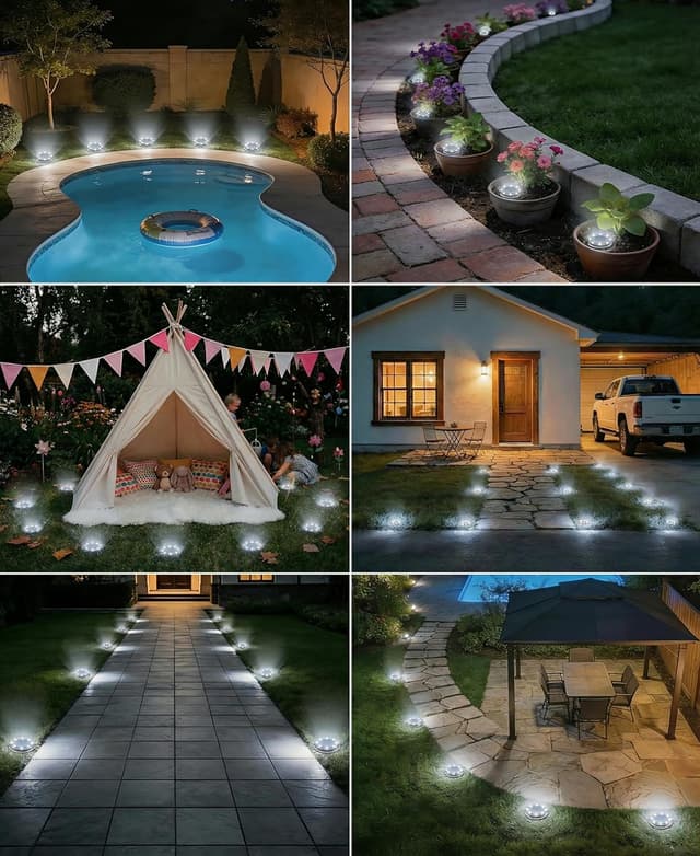 Thumbnail 6 de LOTMOS Solar ground lights 8 LED