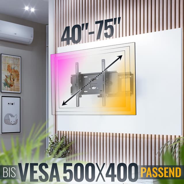 Thumbnail 4 de RICOO R03 TV Wandhalterung 40-75 Zoll