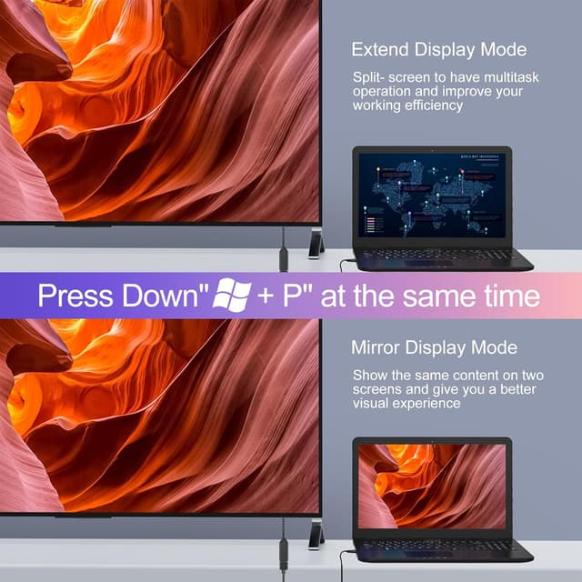 Thumbnail 3 de Raycue USB C to HDMI Adapter 4K