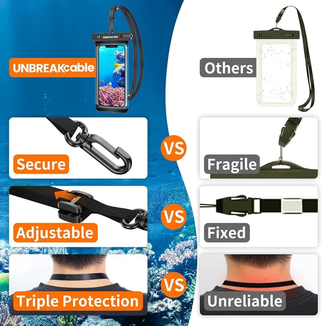 Thumbnail 6 de UNBREAKcable Waterproof Phone Pouch 2-pack