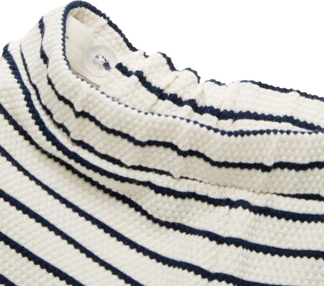 Detalle 1 de TOM TAILOR 1045138 pantaloni felpati a righe effetto popcorn per bambine e ragazze