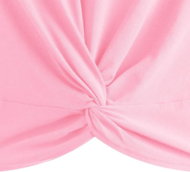 Detalle de JINKESI twist front crop top tee