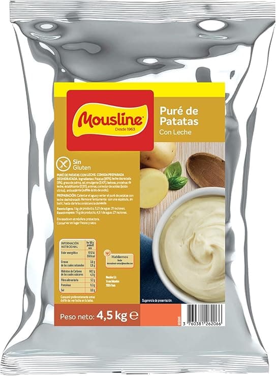 Imagen de Mousline - Puré de Patatas con Leche Instantáneo, 4,5 kg🥔 en OfertitasTOP
