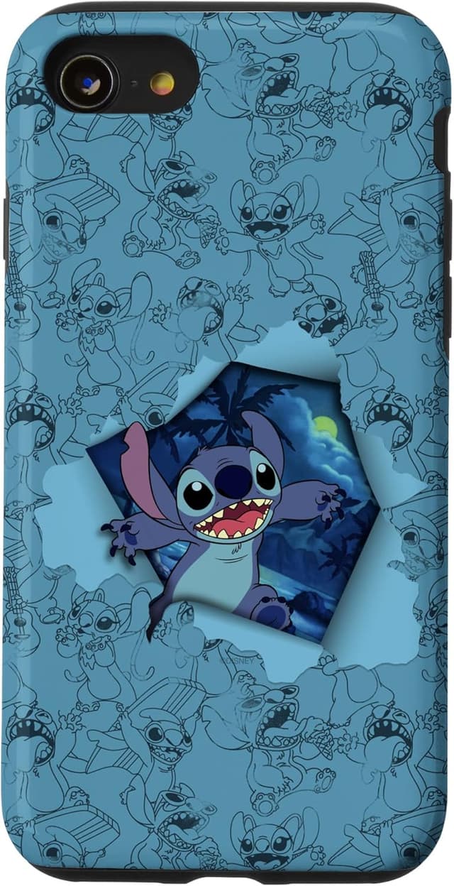 Detalle de Coque Disney Lilo & Stitch iPhone SE 2020