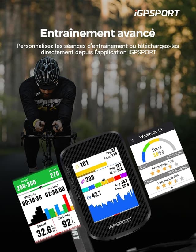 Thumbnail 6 de iGPSPORT BSC300T ciclocomputer 2,4"