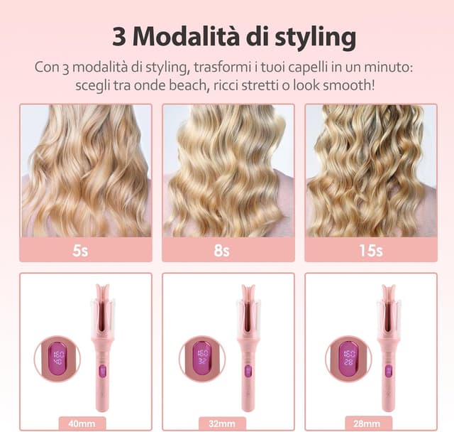 Thumbnail 2 de AraSyleon Arricciacapelli automatico 3 misure