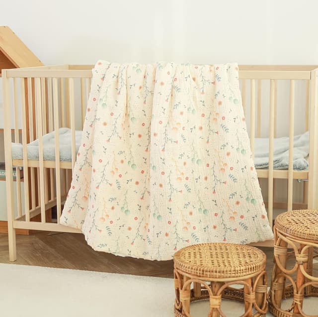 Thumbnail 8 de SUPERBE BEBE Manta Oeko Tex Minky y Muselina 🍼 75x100 cm