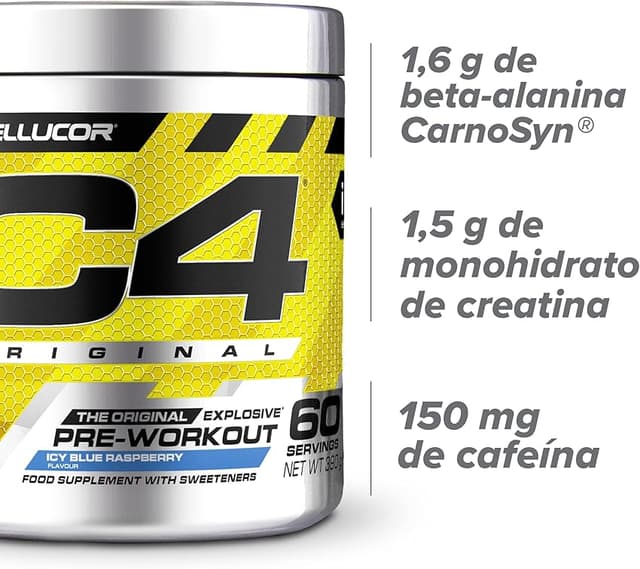 Thumbnail 1 de C4 Original 150 mg preentrenamiento frambuesa azul 🍹