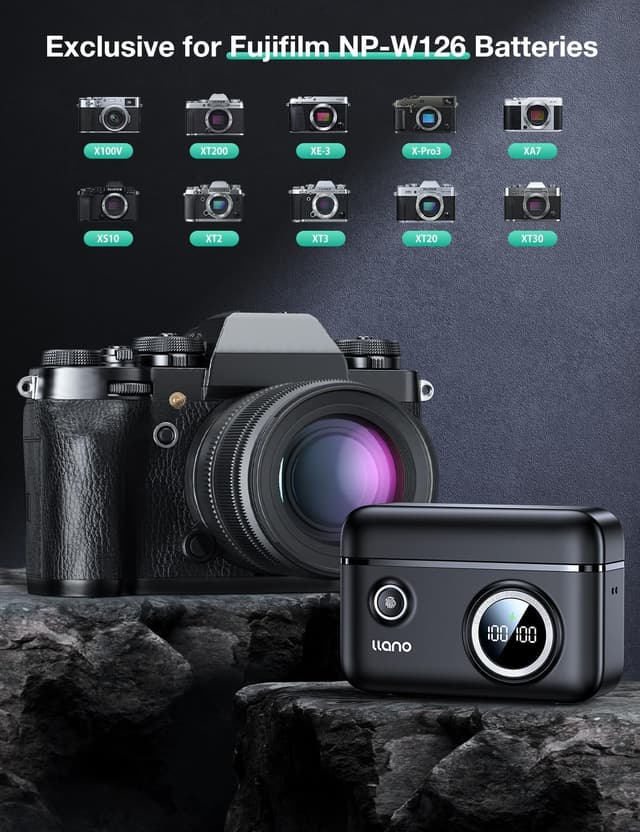 Detalle 1 de llano NP-W126 2-Pack with 18W charger