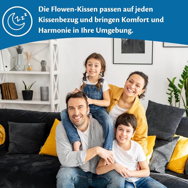 Thumbnail 2 de Flowen Kissen 40x40 4er Set