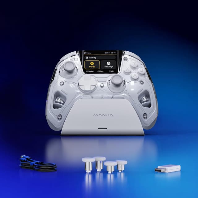 Thumbnail 6 de FIEHDUW ManbaOne NO DRIFT interactive screen gaming controller (Hall Effect) for PC, Switch & mobile