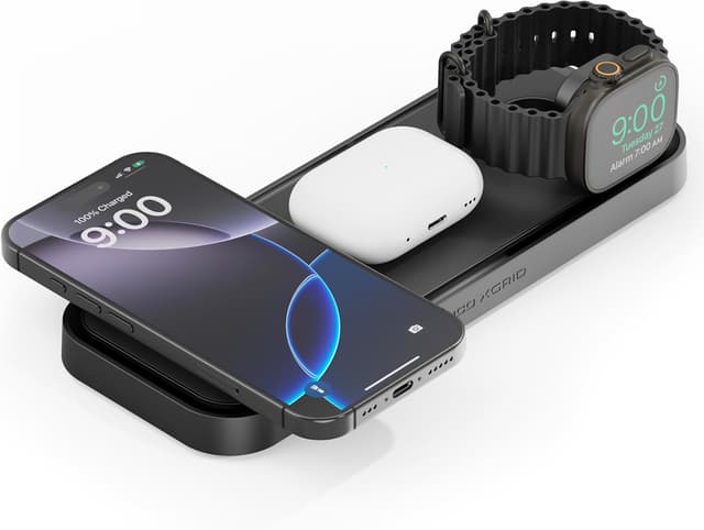 Detalle de NOCO XGrid XDP3 3-in-1 Wireless Charging Pad
