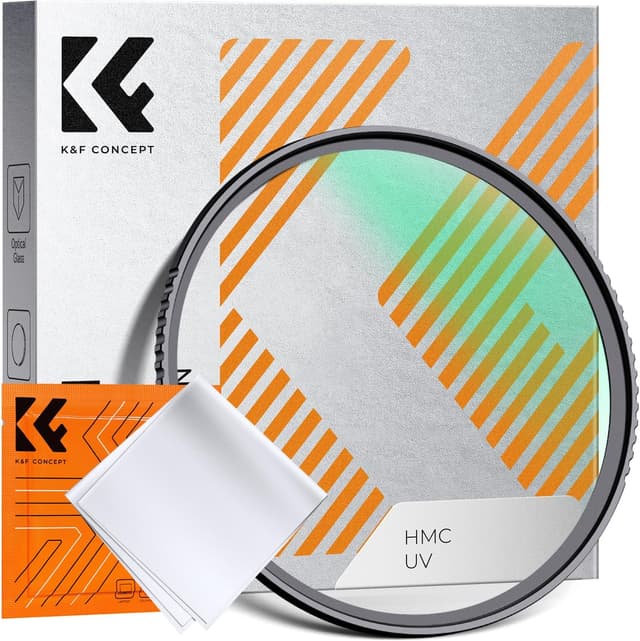Detalle de K&F CONCEPT Nano-Klear filtro UV per obiettivi 39 mm