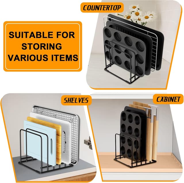Thumbnail 5 de SAGLAU 5-Slot Cutting Board Organizer 🍽