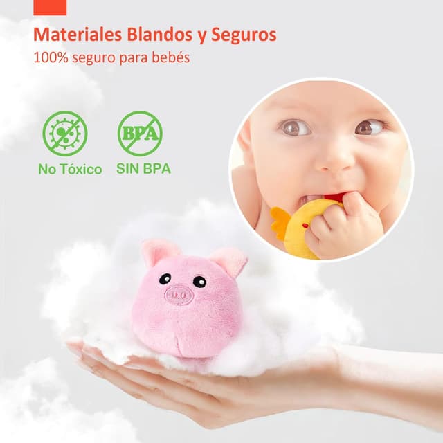 Thumbnail 4 de hahaland Juguetes Granja Peluche con Sonajos