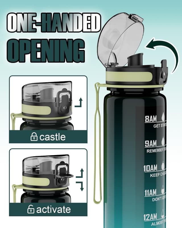 Detalle de QIVORO 1 litre time marker bottle