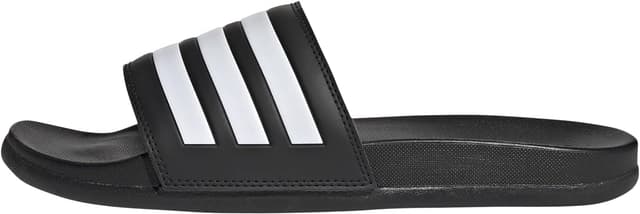 Detalle de adidas Adilette Comfort Slides (Core Black / Cloud White), 42 EU
