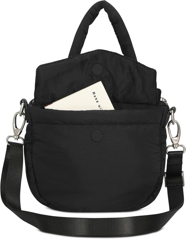 Detalle 2 de Expatrié Poppy Small borsa a tracolla piccola da donna in nylon riciclato