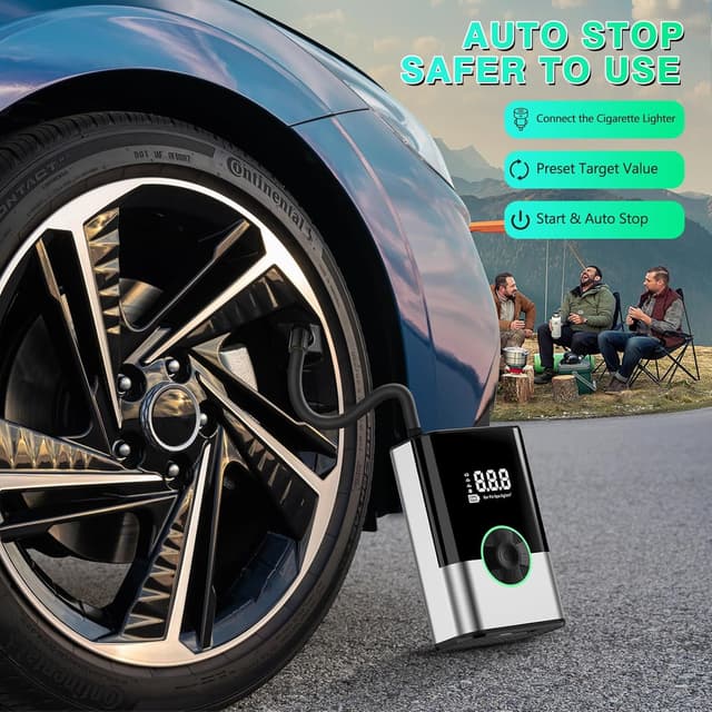 Thumbnail 5 de Mini Compressore Aria 6000mAh 150PSI