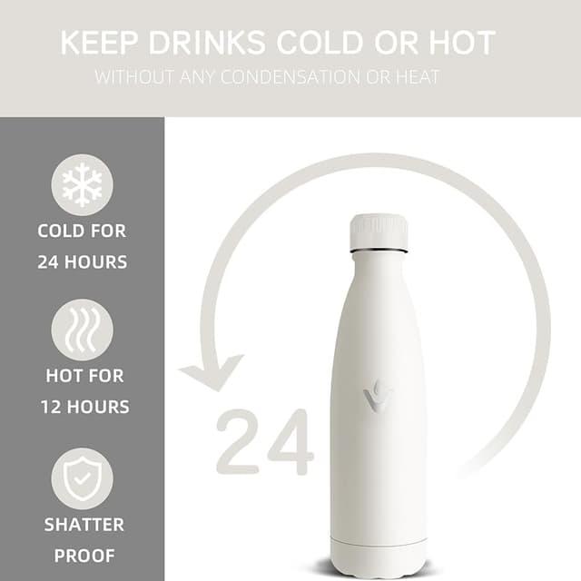 Detalle 2 de Grsta Botella Acero Inoxidable 500 ml — conserva 12 h caliente