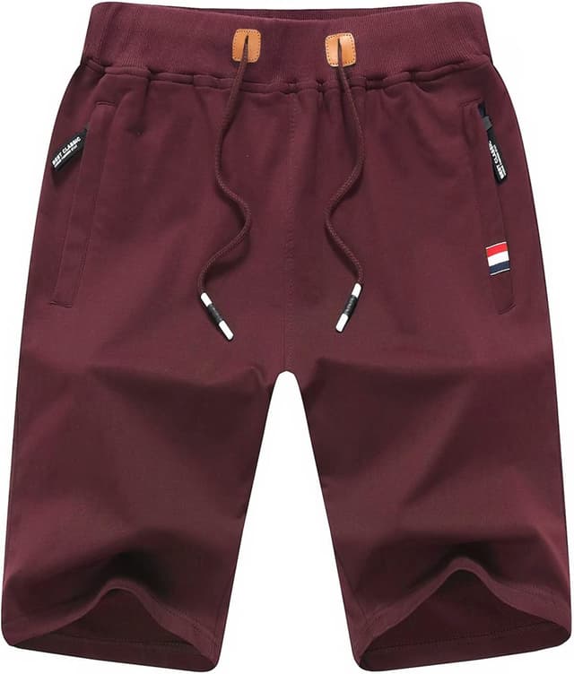 Thumbnail 6 de JustSun Short Sport Homme Running en coton avec poches zippées