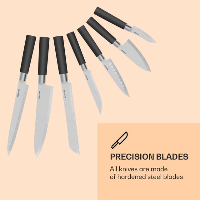 Thumbnail 3 de Klarstein Kitano set cuchillos 8 piezas magnético negro 🔪