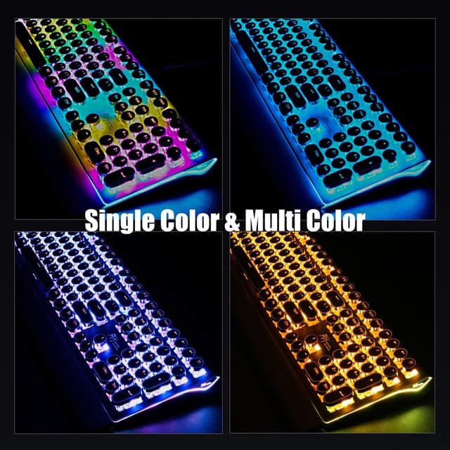 Detalle 2 de RK ROYAL KLUDGE S108 Typewriter Keyboard 108-key ⌨