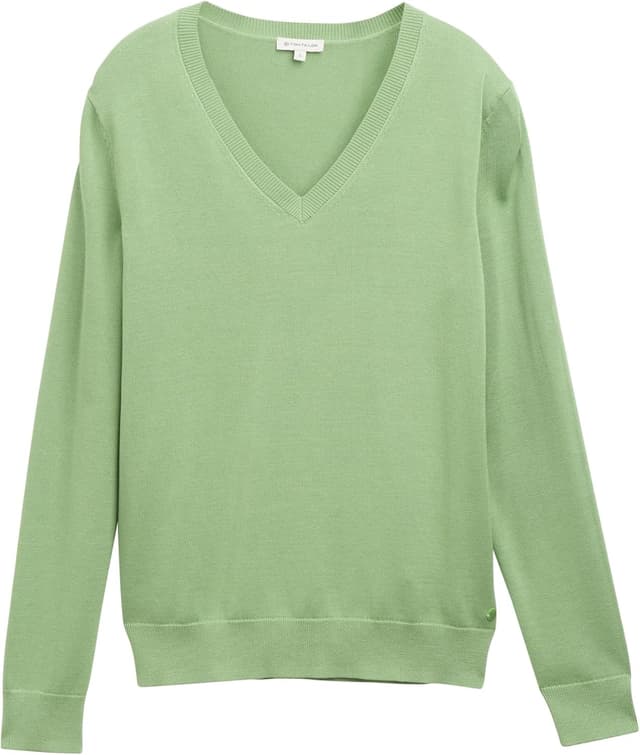 Detalle de TOM TAILOR Pullover da donna 1046521, maglione a maniche lunghe