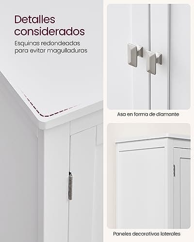 Thumbnail 6 de VASAGLE BBC552P31 Mueble de Almacenaje con 4 Puertas 🏡