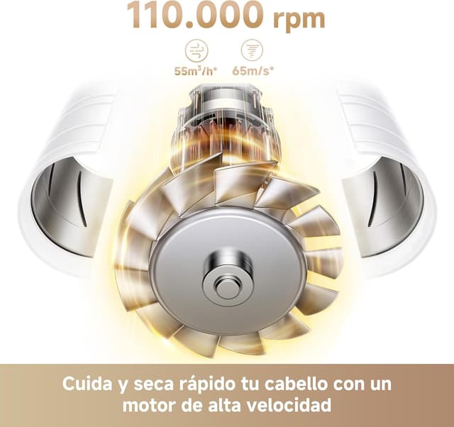Thumbnail 6 de MOVA Turbo Secador de Pelo 💨 11,000rpm, Sin Escobillas