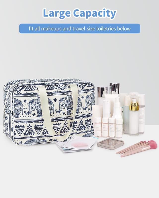 Detalle 2 de Narwey Kulturtasche Damen Groß 30 x 20 x 12 cm