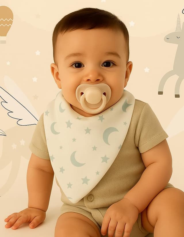 Thumbnail 6 de Large Baby Muslin Cloths (Pack of 6) 100% Cotton Muslin Squares – Soft, Absorbent & Breathable | Baby Blue Collection