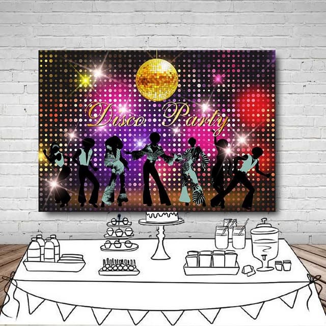 Thumbnail 4 de MEHOFOND 7x5ft Disco Party Backdrop