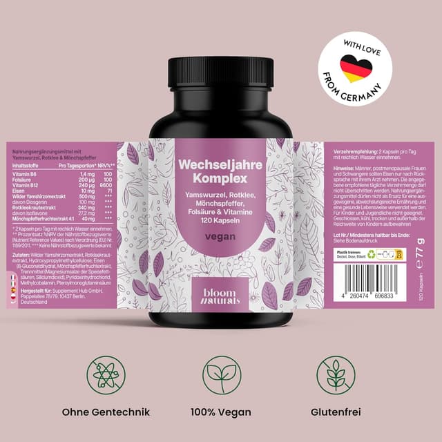 Detalle 2 de Wechseljahre Kapseln 120 Meno Komplex