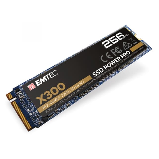 Detalle de Emtec Power Pro X300 SSD 256 GB M.2 NVMe 💾
