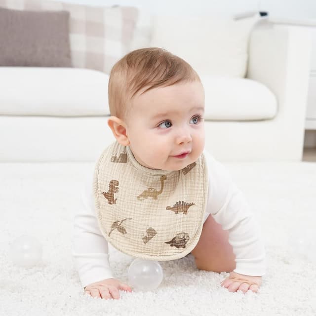 Detalle 2 de Susurration Lätzchen Musselin 6er Pack 🧣