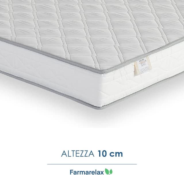 Detalle de Farmarelax Easyvan materasso singolo 80x190 pieghevole ortopedico 10 cm per brandine
