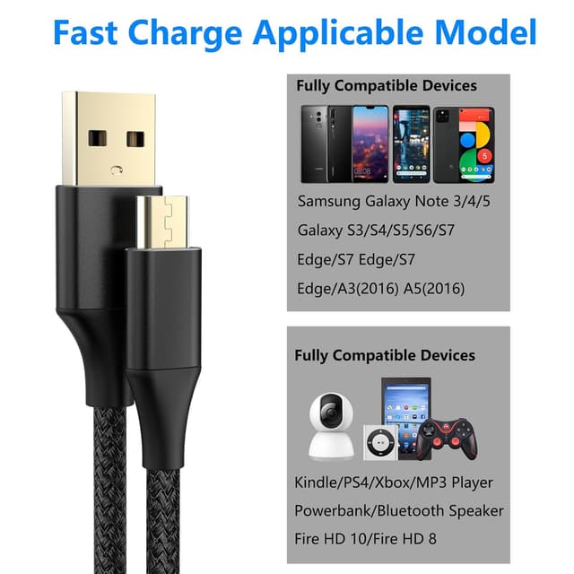 Thumbnail 6 de BJIDS Micro USB charger 3 m