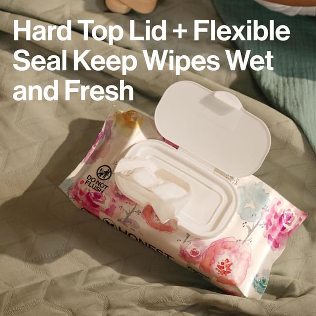Thumbnail 4 de The Honest Company Rose Blossom 576 Baby Wipes 99% Water